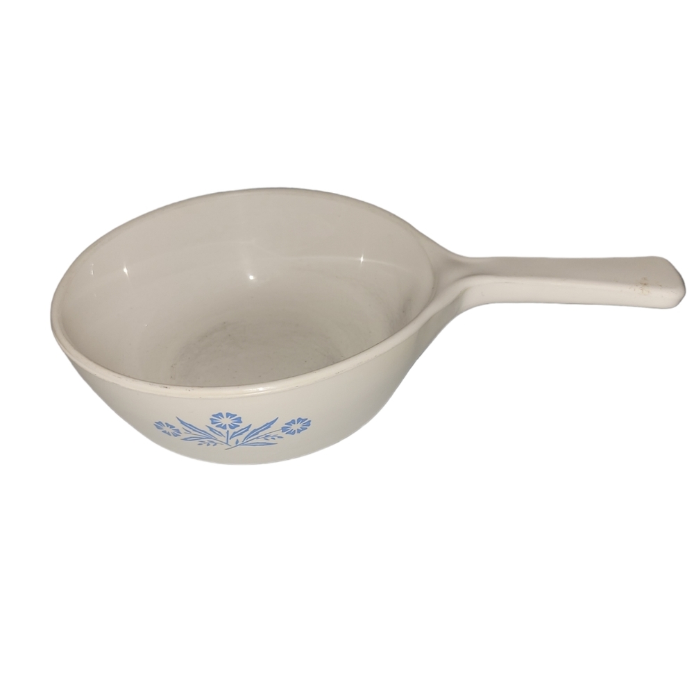 Corning Ware Blue Cornflower P-81-B Sauce Pan 1 Pint w/Handle Range/Oven no lid